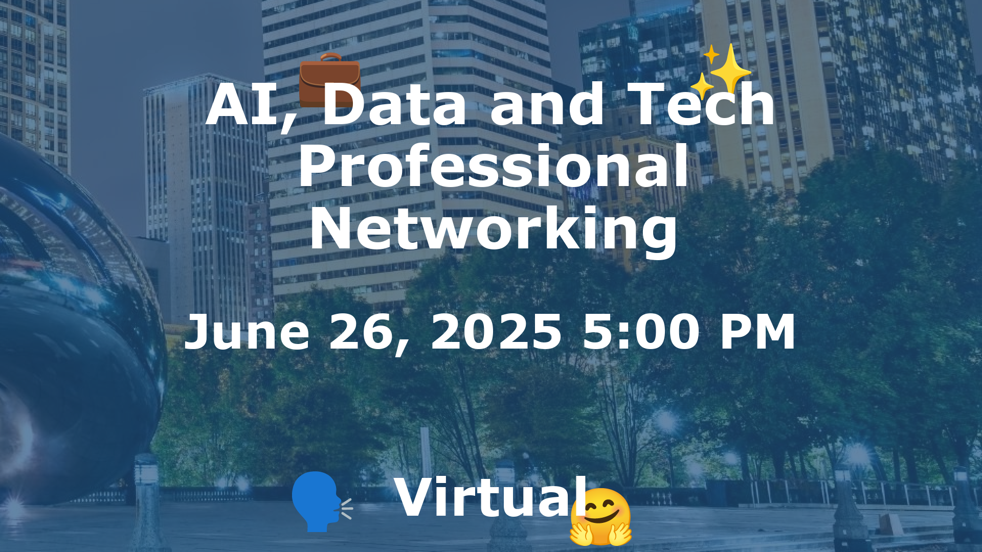 AI, Data and Tech Professional Networking event image